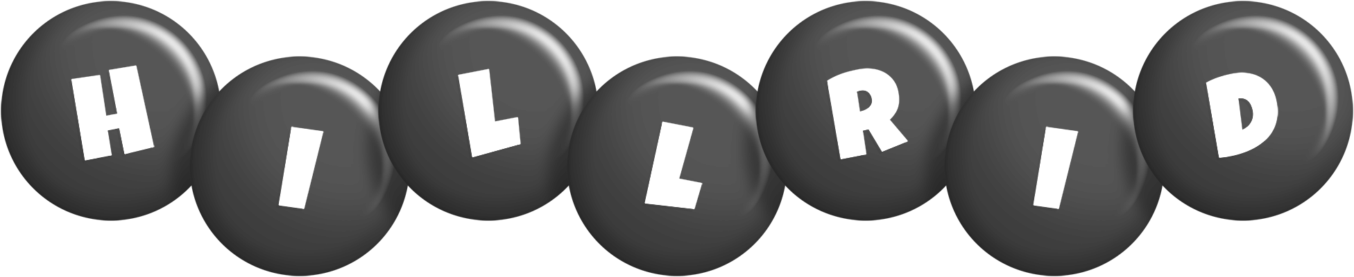Hillrid candy-black logo