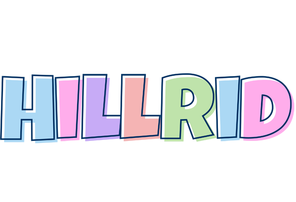 Hillrid pastel logo