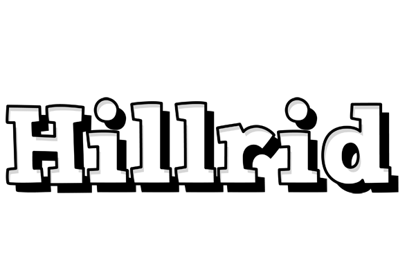 Hillrid snowing logo