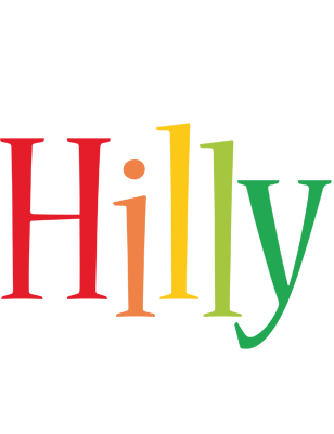 Hilly birthday logo