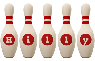 Hilly bowling-pin logo