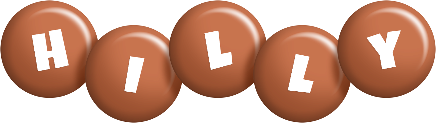 Hilly candy-brown logo