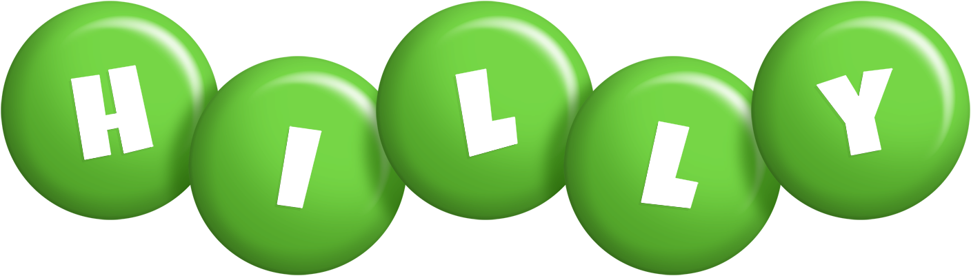 Hilly candy-green logo