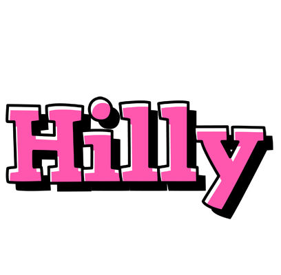 Hilly girlish logo