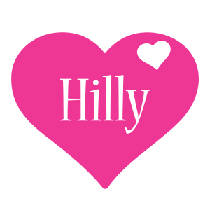 Hilly love-heart logo