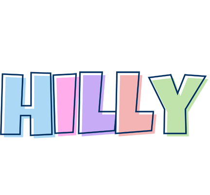 Hilly pastel logo