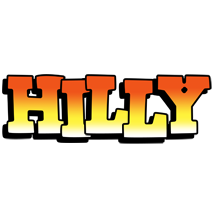 Hilly sunset logo