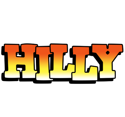 Hilly sunset logo