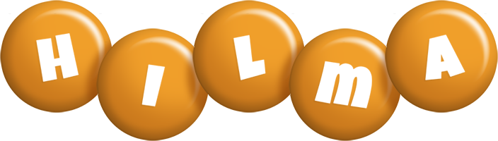 Hilma candy-orange logo