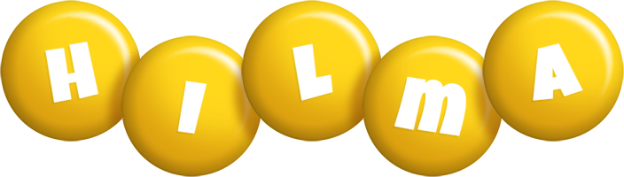 Hilma candy-yellow logo