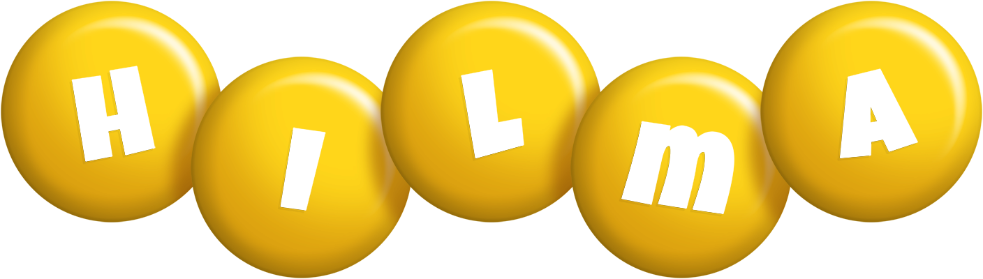 Hilma candy-yellow logo