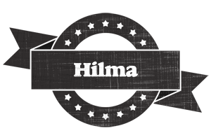 Hilma grunge logo
