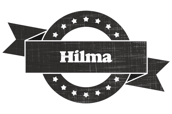 Hilma grunge logo