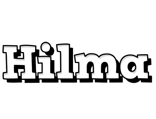 Hilma snowing logo