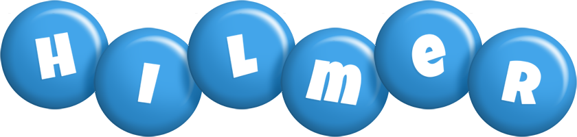 Hilmer candy-blue logo