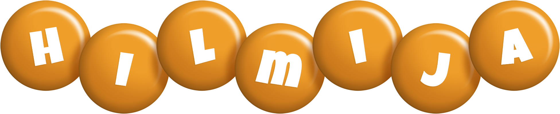 Hilmija candy-orange logo