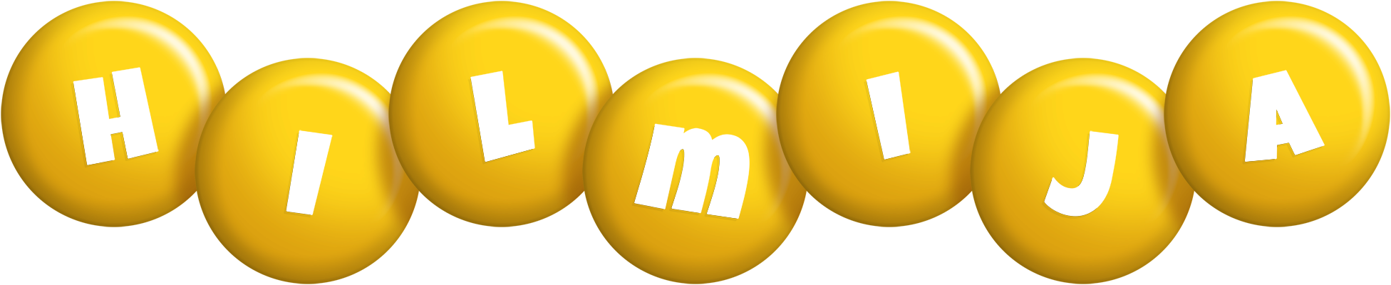Hilmija candy-yellow logo