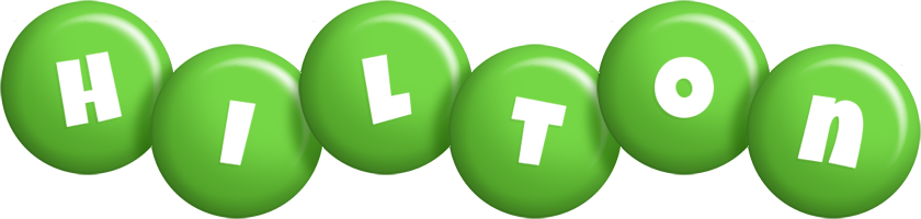 Hilton candy-green logo