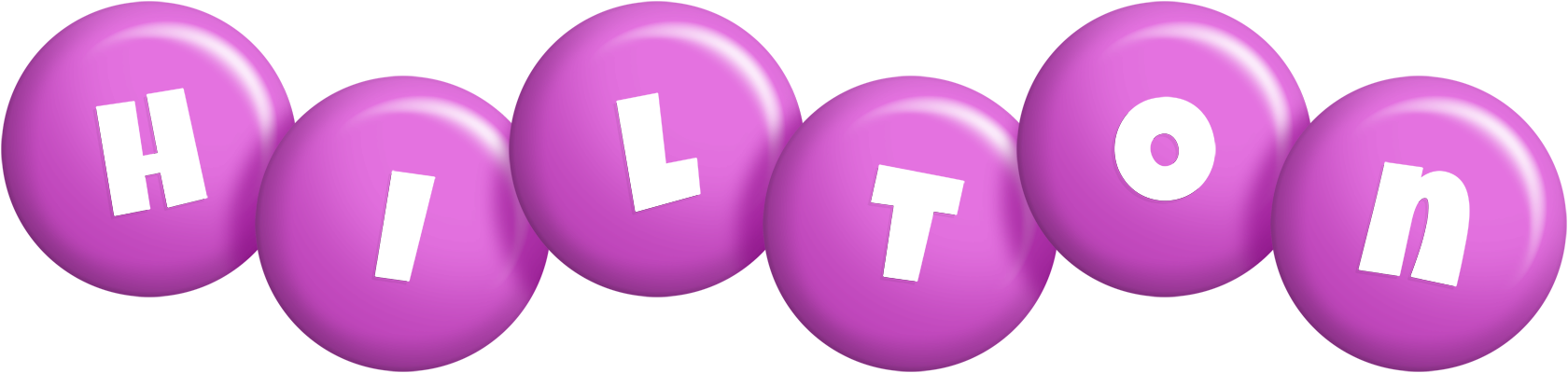 Hilton candy-purple logo