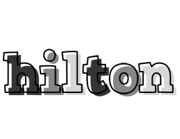 Hilton night logo