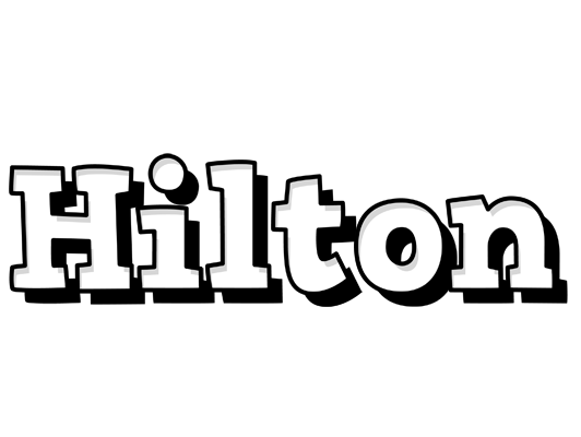 Hilton snowing logo
