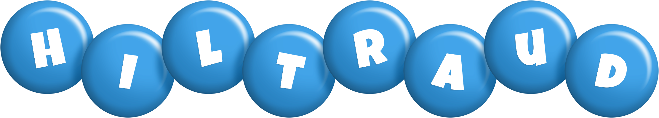 Hiltraud candy-blue logo