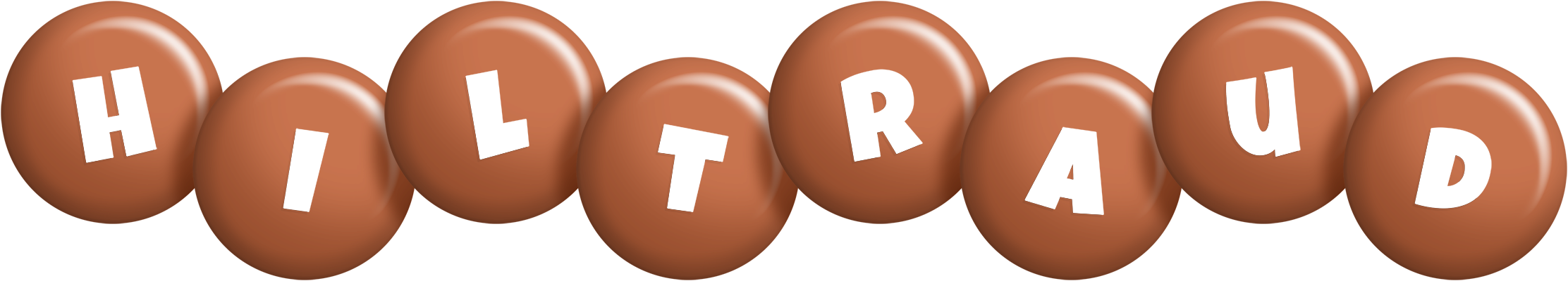 Hiltraud candy-brown logo