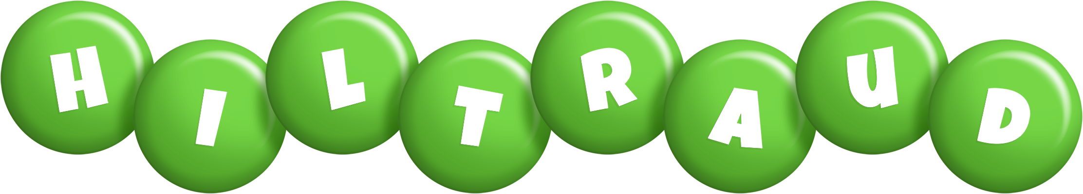 Hiltraud candy-green logo