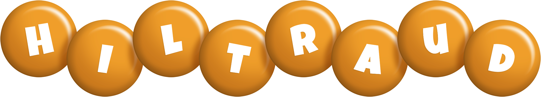 Hiltraud candy-orange logo