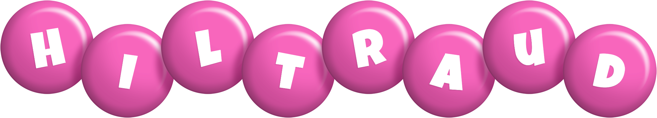 Hiltraud candy-pink logo