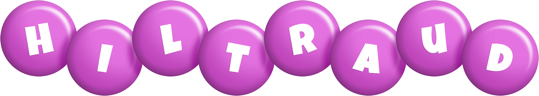 Hiltraud candy-purple logo
