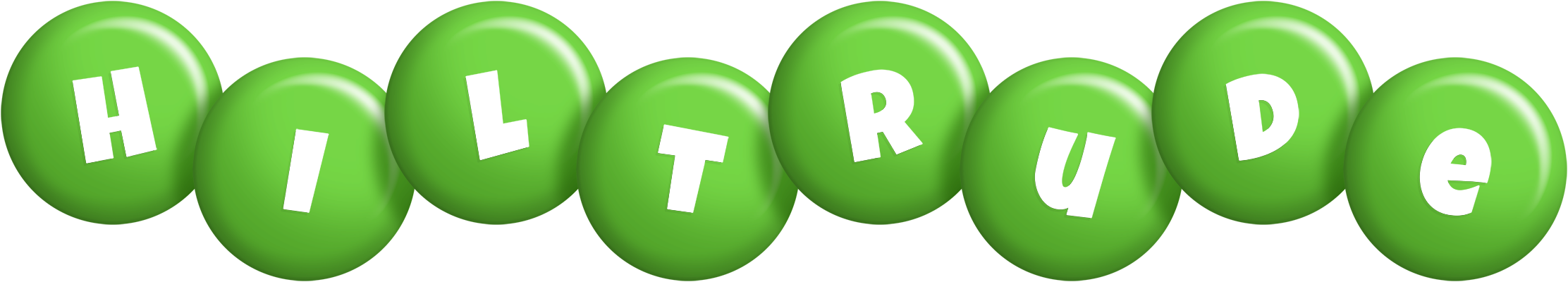 Hiltrude candy-green logo