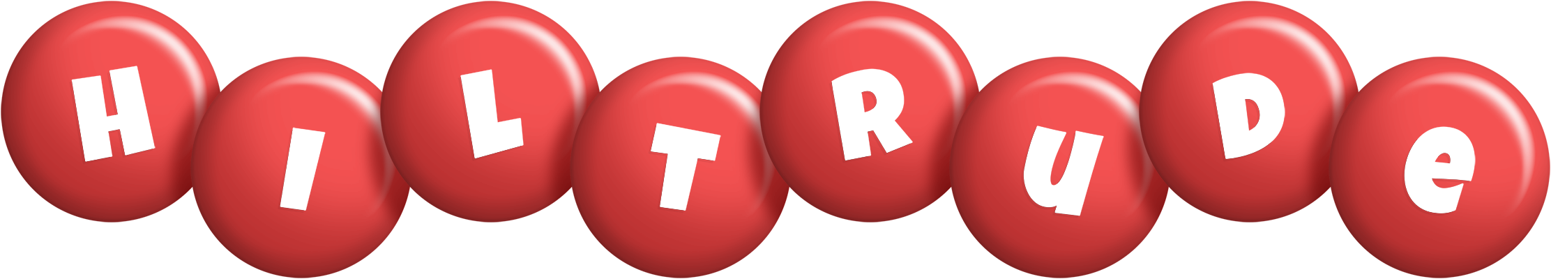 Hiltrude candy-red logo