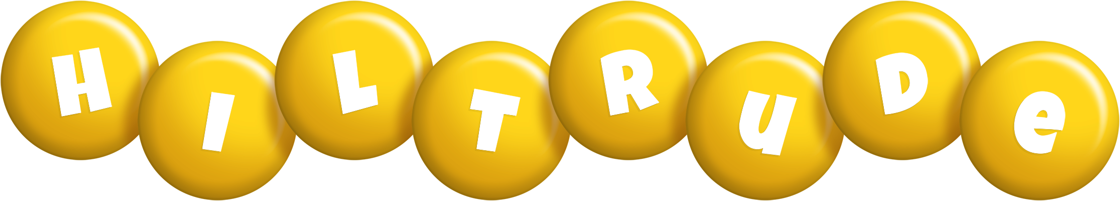 Hiltrude candy-yellow logo