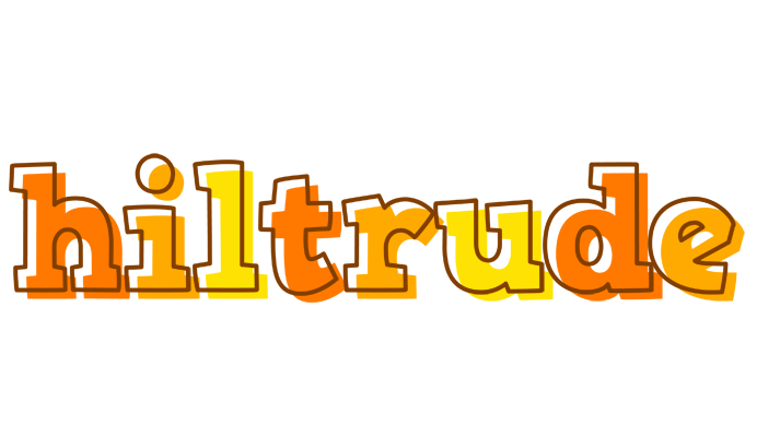 Hiltrude desert logo