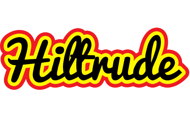 Hiltrude flaming logo