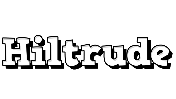 Hiltrude snowing logo