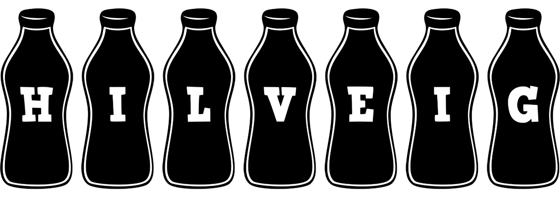 Hilveig bottle logo