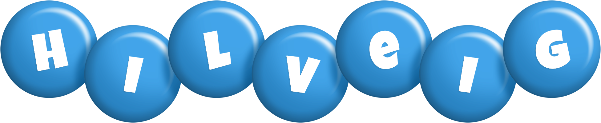 Hilveig candy-blue logo
