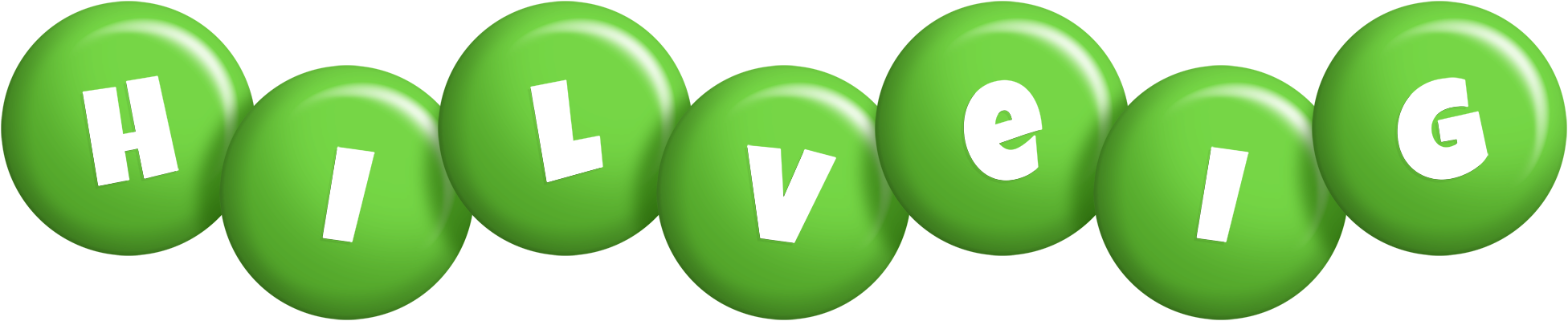 Hilveig candy-green logo