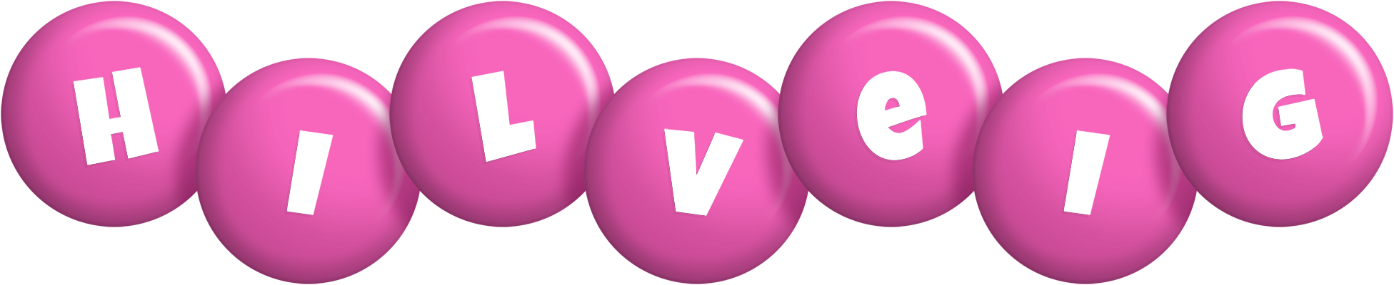 Hilveig candy-pink logo