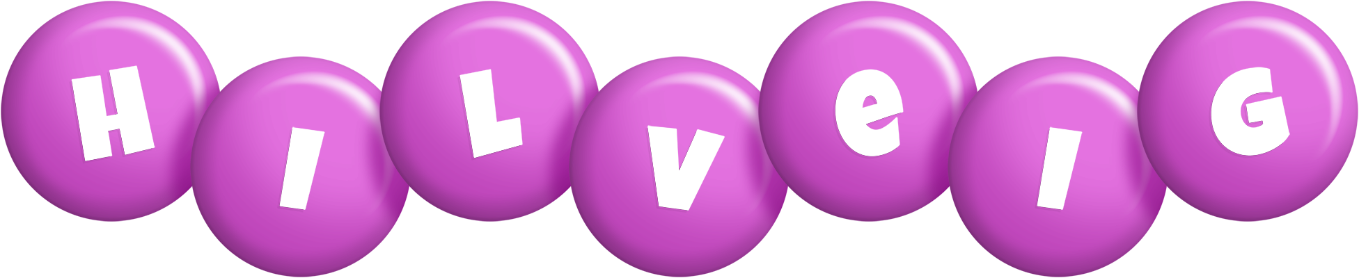 Hilveig candy-purple logo