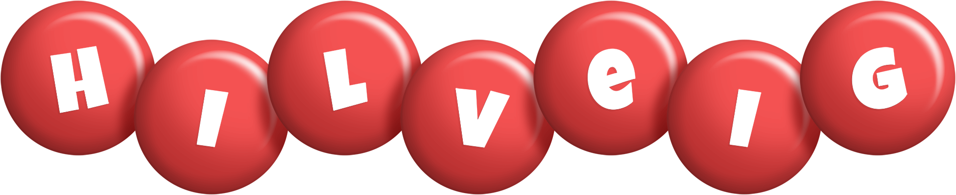 Hilveig candy-red logo