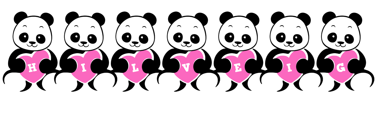 Hilveig love-panda logo