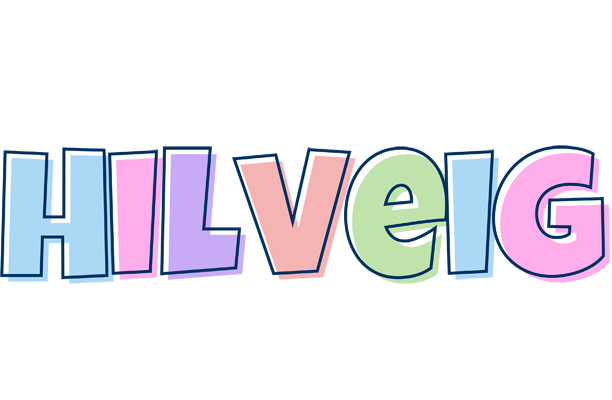 Hilveig pastel logo