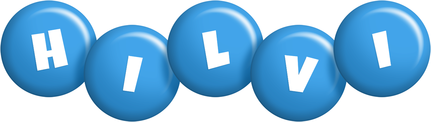 Hilvi candy-blue logo
