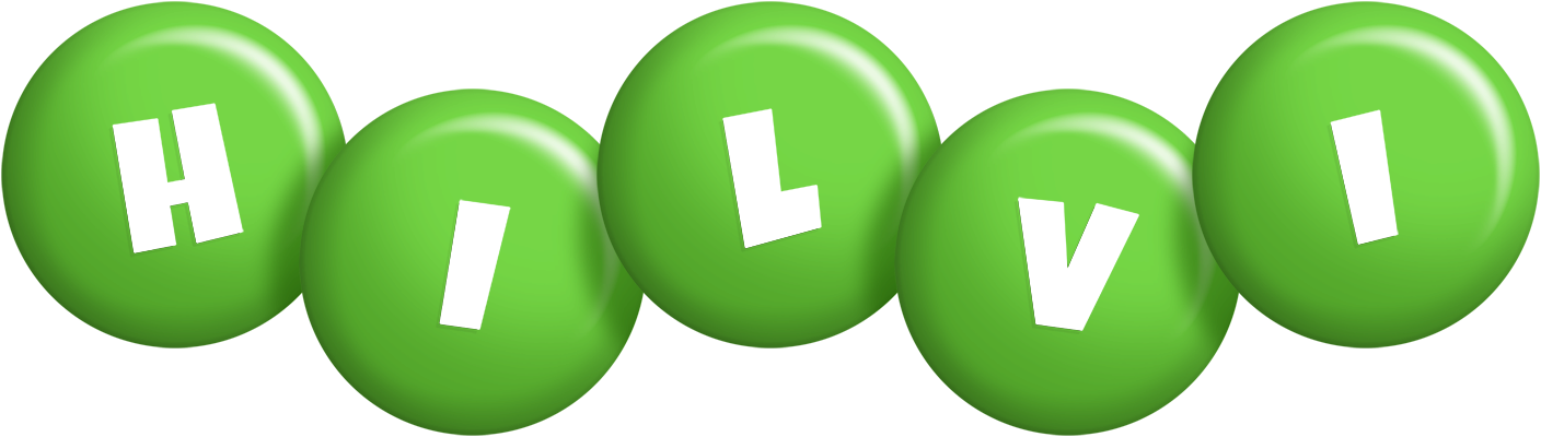 Hilvi candy-green logo