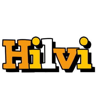 Hilvi cartoon logo