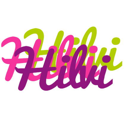 Hilvi flowers logo