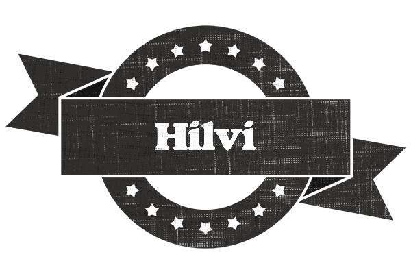 Hilvi grunge logo